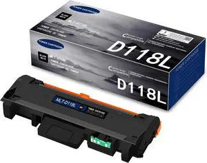 Ennovor [1-Pack, Black] MLT-D118L D118L High Yield Toner Cartridge Compatible Replacement for Samsung MLT-D118L for Xpress M3015DW M3065FW M3015DW M3015XAA M3065FW M3065XAA Printer