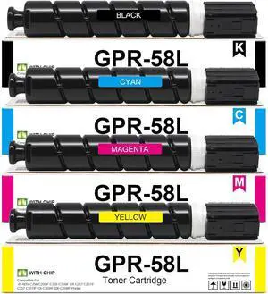 Ennovor GPR58 GPR-58 Toner Cartridge Ultra Remanufactured Use for ImageRunner Advance C256iF C256iF II C356iF DX C257iF DX C357iF DX-C359IF DX-C259IF Printer.