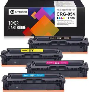 MYTONER 054 Remanufactured Toner Cartridge Set Replacement for Canon 054 054H CRG-054 for Color imageCLASS MF644Cdw MF642Cdw LBP622Cdw MF641Cw Printer 4 Pack High Yield Ink (Black Cyan Yellow Magenta)