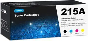 215A Toner Cartridges M183fw for HP 215A Toner cartridges 4 Pack, M183fw M182 M155 Toner cartridges, HP215A Toner 215 for HP Color Laser Jet Pro MFP M183fw M183fdw M182 M182n M182nw M155 M155a M155dw