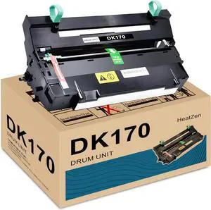 DK170 Black Drum Unit Replacement for Kyocera 302LZ93061 DK-170 Drum Kit High Yield (100,000 Pages) for ECOSYS M2035dn M2535dn P2135d P2135dn FS-1035MFP FS-1135MFP FS-1320D FS-1370DN Printer, 1-Pack