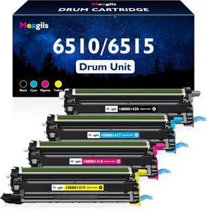 Phaser 6510 WorkCentre 6515 Drum Unit Replacement for Xerox 108R01420 108R01419 108R01417 108R01418 for Use in Xerox Phaser 6510 6510DN 6510DNI 6510N WorkCentre 6515 6515DN 6515DNI 6515DNM 6515N
