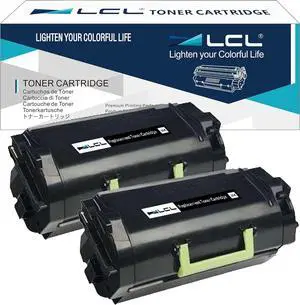 LCL Remanufactured 521H 52D1H00 Black High-Yield Toner Cartridge Replacement for Lexmark 521H Toner for MS710 MS710n MS711 MS711dn MS810 MS810n MS810dn MS810de MS811 MS811n MS812 Printer (2-Pack)