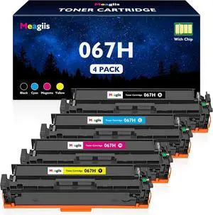 Compatible 067H 067 Toner Cartridge Set High Yield Replacement for Canon 067H Toner Cartridge Set for Color imageCLASS MF656Cdw MF654Cdw MF653Cdw LBP632Cdw LBP633Cdw MF650C LBP630C Printer (4 Pack)