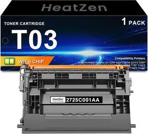 T03 Black Toner Cartridge High Yield Replacement for Canon T03 2725C001AA Toner Cartridge for imageRUNNER Advance DX 525iF 615iF 715iF 527iF 617iF 717iF 719iF 719iFZ 619iF 619iFZ 529iF Printer Ink