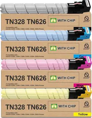 TN328 TN626 TN330 TN628 Toner Cartridge TN328K TN328C TN328M TN328Y Compatible Konica Minolta Bizhub C250i C300i C360i C450i C550i C650i C750i C7130i C251i C301i C361i C451i C551i C651i Printer