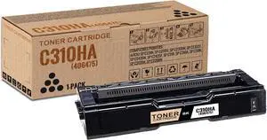 1 Pack C310HA Black Toner Cartridge | Replacement for Ricoh C310HA Work with Aficio SP C231N SP C231SF SP C232DN SP C232SF SP C242DN SP C242SF SP C310 SP C310A SP C311N SP C312DN SP C320DN | 406475