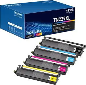 Compatible Brother TN229XL Toner Cartridges MFC-L3780CDW MFC-L3720CDW HL-L3280CDW Replacement for Brother TN229XL TN229 229 XL Work for MFC-L3720CDW MFC-L3780CDW L3765CDW HL-L3280CDW L3220CDW Printer