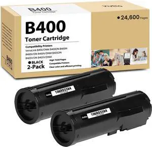 Versalink B400 B405 Toner Cartridge Extra High Capacity Replacement for Xerox 106R03584 Toner Cartridge Works with VersaLink B405 B400 B400DN B400N B405DN Printer Ink 2 Pack (24,600 Pages, Black)
