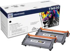 2 Pack TN630 Black Toner Cartridge Replacement for Brother HL-L2300D L2305W L2315DW L2320D L2340DW L2360DW L2380DW MFC-L2680W L2685DW L2700DW L2705DW L2707DW L2720DW L2740DW DCP-L2520DW Printer(2BK)