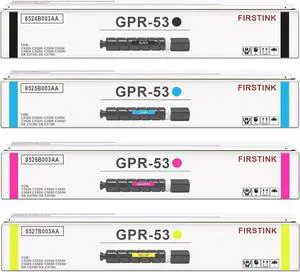 High Yield GPR-53 Toner Cartridge GPR53 Toner Cartridges GPR 53 Toner Set Replacement for ImageRunner Advance C3325 C3325i C3330 C3330 C3525 C3525i C3530 C3530i DX C3730i DX C3730i Printer(4- Pack)