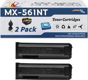 Work for Sharp MX-M3570 MX-M3571 MX-M3571S MX-M364N MX-M365N MX-M4050 MX-M4051 MX-M4070 MX-M4071 Printers, Replacement for Sharp MX-561NT Toner Cartridges, Capacity of 50000 Pages (2-Pack Black)