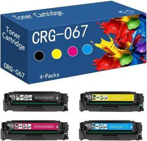 CRG-067 Toner Cartridges Compatible for Canon imageCLASS LBP632Cdw LBP633Cdw MF652Cw MF653Cdw MF654Cdw MF656Cdw Replacement for 5102C002AA 5101C002AA 5100C002AA Printer Black Color High Yield 2400 Pag
