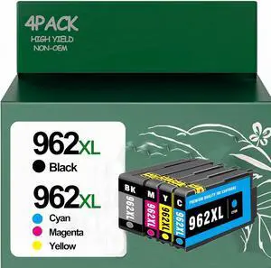 Printer Ink 962XL 962 HP962XL Latest Version Compatible for HP 962 XL Ink Cartridges for HP Printers Combo Pack for Officejet Pro 9015e | 9015 9025e | 9025 9020e | 9020 9018e | 9018 9010e | 9010