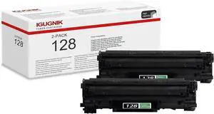 2 Pack 128 Black Toner Cartridge Replacement for Canon 128 Work with ImageCLASS MF4580dn MF4770n MF4880dw MF4450 MF4570dw MF4890dw D530 D550 D560 D500 Series MF4412 MF4420n FAXPHONE L100 L190| 128