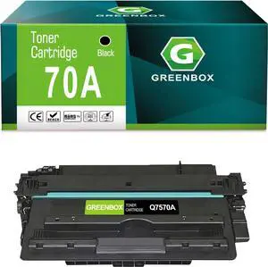 GREENBOX Compatible 70A Q7570A Black Toner Cartridge Replacement for HP Q7570A Toner Cartridges for M5035 MFP M5025 MFP M5035X MFP Q7830A M5035XS MFP Q7831A Printer (1x Q7570A Black, 15,000 Pages)