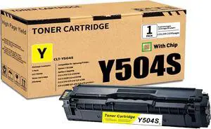 1 Pack CLT-Y504S(SU506A) Yellow Toner Cartridge, Compatible for Samsung CLT-Y504S (SU506A) CLT-Y504S(SU506A) Toner Replacement for Xpress C1810W C1860FW CLX-4195 CLX-4170 CLP-415 CLP-470 475 Printer