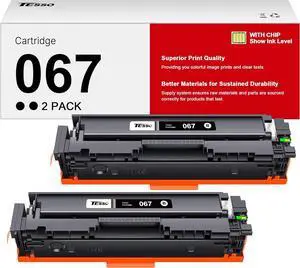 067 Toner Cartridge 2 Black - Replacement for Canon 067 067H Toner Cartridge Set Work with Canon Color imageCLASS MF656Cdw MF654Cdw MF650C LBP632Cdw MF653Cdw Printers | 067 Black Toner Cartridge