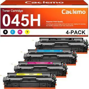 045H Toner MF632cdw Toner Replacement for Canon 045H Toner Cartridges for Canon 045 Compatible with Canon Color imageCLASS MF632Cdw MF634Cdw LBP612Cdw LBP612C LBP612 MF632 MF634 Laser Printer (4 Pack)