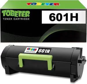 ToBeter Remanufactured 601H Toner Replacement for Lexmark 601H 60F1H00 Toner Cartridge for MX310 MX410 MX510 MX511 MX610 MX611 MX310dn MX611de MX511d MX410de Printer (10,000 Pages, High Yield, Black)