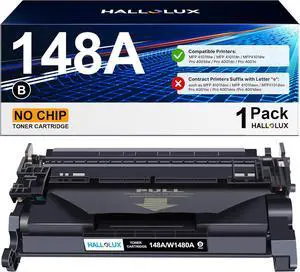 148A Toner Cartridge Replacement for HP 148A Toner Cartridge, W1480A Toner Compatible for HP Laserjet Pro 4001dwe 4001dn 4001dne 4001n 4001ne MFP 4101fdw 4101fdwe 4101fdn 4101fdne (1 Black No Chip)