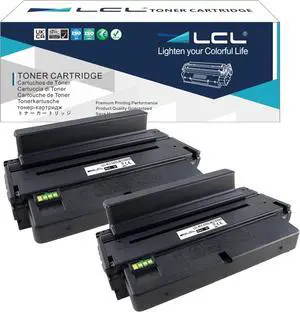 LCL MLT-D205L Black Toner Cartridge Replacement for Samsung D205L SU963A SU967A ML-3300 3310 3710 3312 3712 3310ND 3312ND 3710ND 3310D 3710D SCX-5739 5639 5737 ML-3712DW SCX-4835FD (2-Pack Black)