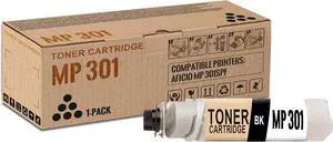 Ennovor 1 Pack MP 301 Black Toner Cartridge Replacement for Ricoh 841767 841714 Work with Aficio MP 301SPF | 841767