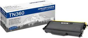 1 PK TN360 Black Toner Cartridge 3,500 pages High-Yield Compatible, TN360, Replacement for Brother DCP-7030 DCP-7040 HL-2120 HL-2125 HL-2140 HL-2150 HL-2170 MFC-7040 MFC-7320 MFC-7440 MFC-7840 Printer