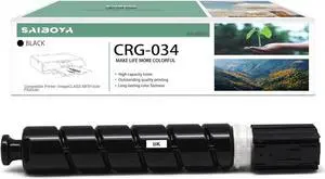 Ennovor CRG-034 034 Black Toner Cartridge (9454B001) Replacement for Color ImageCLASS MF810cdn MF820cdn