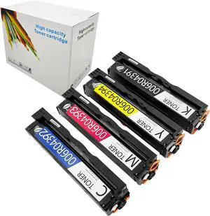 Ennovor C230/C235 Toner Cartridges with New Chip (4-Pack, 1BK/1C/1M/1Y) Replacement High Capacity 2500 Pages for Xerox C230 C235 Printer 006R04391 006R04392 006R04393 006R04394