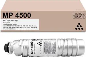 Ennovor MP 4500 Toner Cartridge Replacement for 41346 MP4500 for Aficio MP 3500 4000 4001 4002 4500 5000 5001 5002 Printer (Black, 1-Pack)