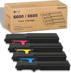High Capacity Phaser 6600 WorkCentre 6605 Toner Cartridge 106R02228 106R02227 106R02226 106R02225 Toner Cartridges Replacement for Xerox Phaser 6600 6600N 6600DN WorkCentre 6605N 6605DN Printer