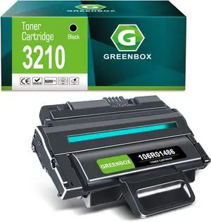 Ennovor GREENBOX Remanufactured 3210 Toner Cartridge Replacement for Xerox 3210 3220 106R01486 for WorkCentre 3210 3210N 3220 Printer, High Yield 4,100 Pages (1 Black)