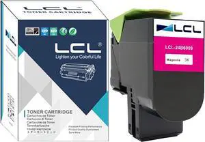 Ennovor LCL Compatible Toner Cartridge Replacement for Lexmark 24B6009 3000 Pages XC2130 XC2132 (1-Pack Magenta)