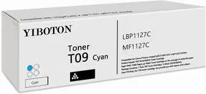 Ennovor T09 Cyan Toner Cartridges with Chip 3019C005AA Replacement for T09 Toner Suitable for ImageCLAss X LBP1127C MF1127C Printer