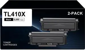 Ennovor TL410 TL410X High Yield Black Toner Cartridge Replacement for PANTUM TL-410 TL-410X for P3010 P3300 M6800 M7100 M7200 Printer | 6,000 Pages per, 2 Pack