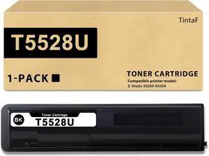 Ennovor T5528U T-5528U Toner Cartridge Compatible Replacement for Toshiba T-5528U, High Yield for E-Studio 5528A 6528A Printer (1Pack Black)