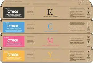 VersaLink C7000 High Capacity Toner Cartridges (4-Pack,Black/Cyan/Magenta/Yellow ) - Compatible 106R03757 106R03764 106R03763 106R03758 Toner Replacement for Xerox Versalink C7000 C7000DN Printer