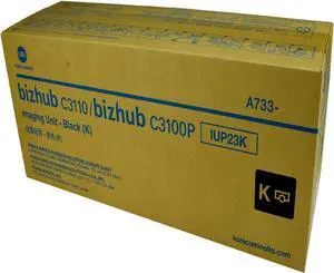 Ennovor OEM Konica Minolta IUP23K, A73303F, Black Imaging Unit, 30,000 Pages, BIZHUB C3100P, BIZHUB C3110
