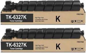 Ennovor Premium High-Yield TK-6327/TK6327 1T02NK0US0 Black Toner Cartridge 2 Pack - Ultra-Compatible with Kyocera TASKalfa 4002i/5002i/6002i Printers for Exceptional Print Quality