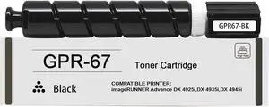 Ennovor GPR67 Black Toner Cartridge 5745C003AA for Canon imageRUNNER Advance DX 4925i/4935i/4945i (1-Pack, Up to 44,500 Pages)