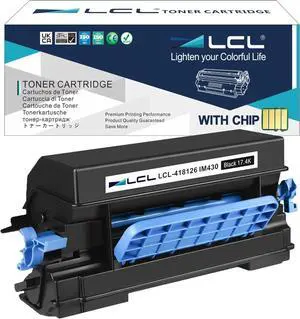 Ennovor LCL Compatible Ricoh IM430 IM430F P 502 Toner Cartridge Replacement for Ricoh 418126 Savin and Lanier IM 430F 430SF P 502 Printer Toner High Yield 17400 Pages (1-Pack Black)
