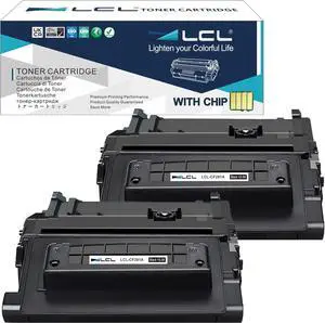 Ennovor LCL CF281A 81A Black Toner Cartridge 2-Pack Replacement for HP Enterprise MFP M604 M604n M604dn M605 M605n M605dn M605dh M606 M606dn M606x M630 M630dn M630f M630h M630z Printer