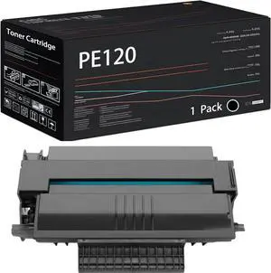 Ennovor PE120 Toner Cartridge Compatible for Xerox WorkCentre PE120 PE120i Printers, with Chip, High Yield 6000 Pages, High-Definition Printing (Black)