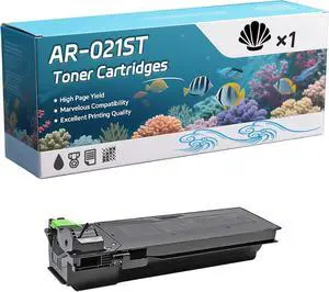 Ennovor AR-021ST Toner Cartridges Compatible for Sharp AR-4821N MX-M180D MX-M210D AR-5516 AR-5520D Printers, Capacity 28000 Pages, with Chip, Stable Output (1 Pack Black)