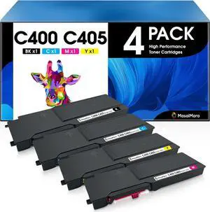 Ennovor MasaiMara C400 C405 106R03524 106R03526 106R03525 106R03527 Extra High Capacity Compatible Toner Cartridges Replacement for Xerox Versalink C400 C400D C400N C400DN C405 C405N C405DN (4-Pack)