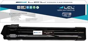 Ennovor LCL Compatible Toner Cartridge Replacement for Xerox WorkCentre 7425 7428 7435 006R01395 006R01396 006R01397 006R01398 WorkCentre 7425 7428 7435 (1-Pack Black)