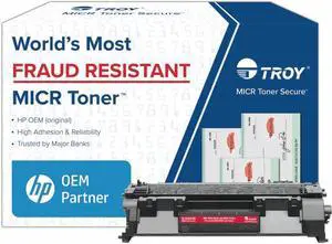 Ennovor TROY M401/M425MFP MICR Toner Secure Standard Yield Cartridge, Check Printing, HP Part Number: CF280A, Yields 2700 Pages