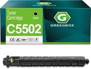 Ennovor GREENBOX Compatible MP C5502 High Yield Toner Cartridge Replacement for 841751 841679 Aficio Savin Lanier MP C4502 MP C5502 Printer (31,000 Pages, Black)