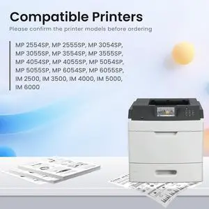 Ennovor GREENBOX Black Toner Cartridge Compatible for MP2554, MP2555, MP3054, MP3055, MP3554, MP3555, MP4054, MP4055, MP5054, MP5055, MP6054, MP6055, IM2500, IM3500, IM4000, IM5000, IM6000, 841999 Ennovor GREENBOX Black Toner Cartridge Compatible for MP2554, MP2555, MP3054, MP3055, MP3554, MP3555, MP4054, MP4055, MP5054, MP5055, MP6054, MP6055, IM2500, IM3500, IM4000, IM5000, IM6000, 841999